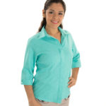 Blusa para Dama Manga 3/4 tela Chipre 100% Poliéster