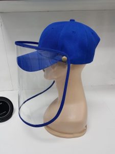 Gorras de Gabardina con Careta Protectora, varios colores. Personaliza tus Gorras con bordados de Logos